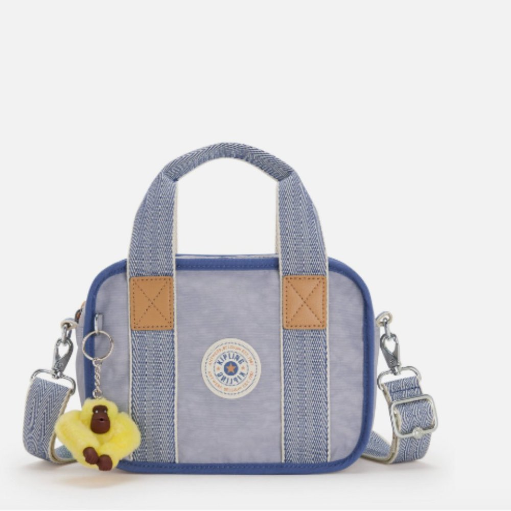 Kipling Nadale Crossbody Bag Dove Gray Legacy New - Picture 5 of 5